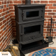 Black Casted Iron Stove
